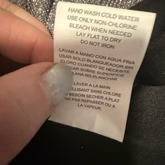 Xtraordinary Silver and Black Fit and Flare Mini Dress - Picture 10 of 12